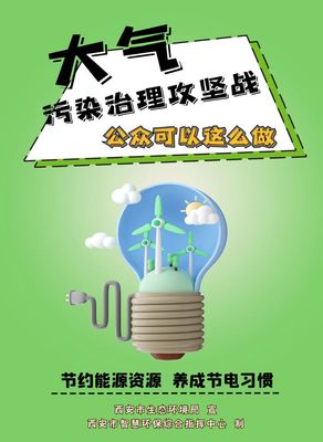 參與大氣污染治理，公眾可以做些啥？這組海報告訴你